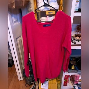 Pink, APT.9, comfortable sweater, baggy fit